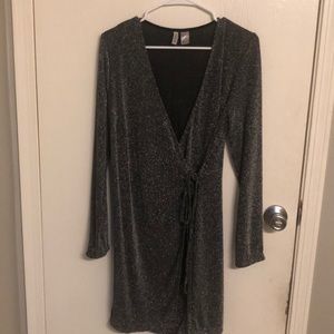 Silver shimmering dress